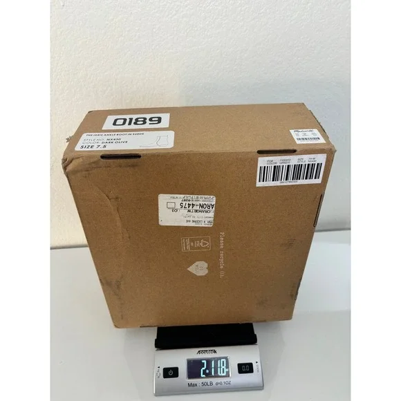 Madewell Idris Ankle Boot Suede Dark Olive Green NX430 Womens 7.5 - Picture 10 of 10